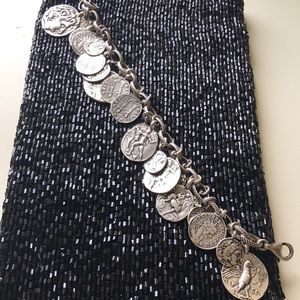 Silpada sterling silver coin bracelet